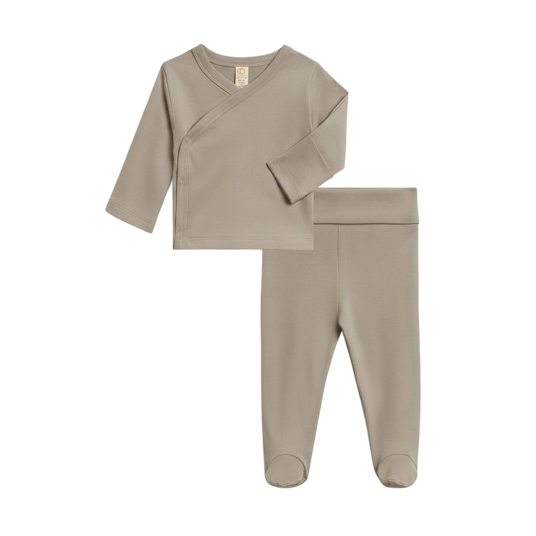 Riley Kimono Top and Pant Set Taupe