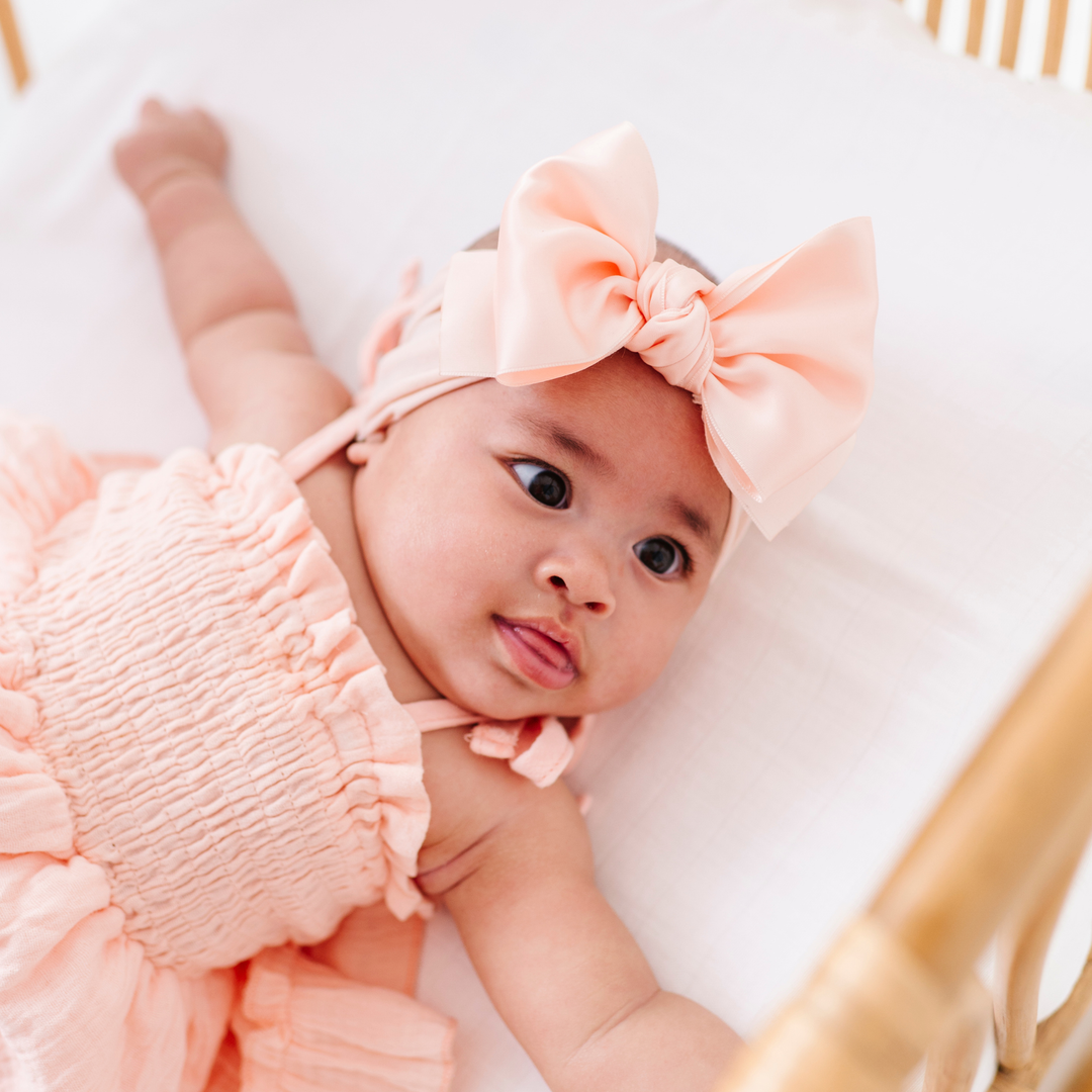 Satin FAB® Soft Big Bow Headband • Choose Color