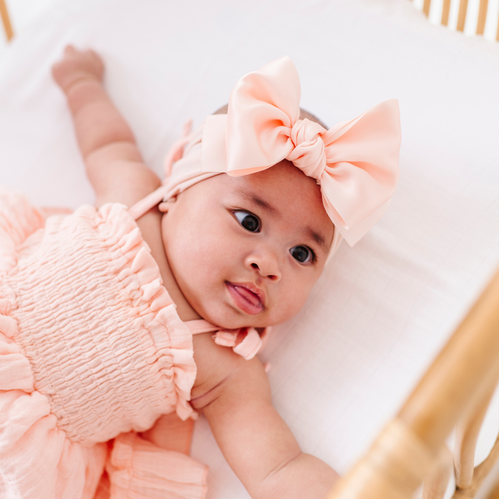 Satin FAB® Soft Big Bow Headband • Choose Color