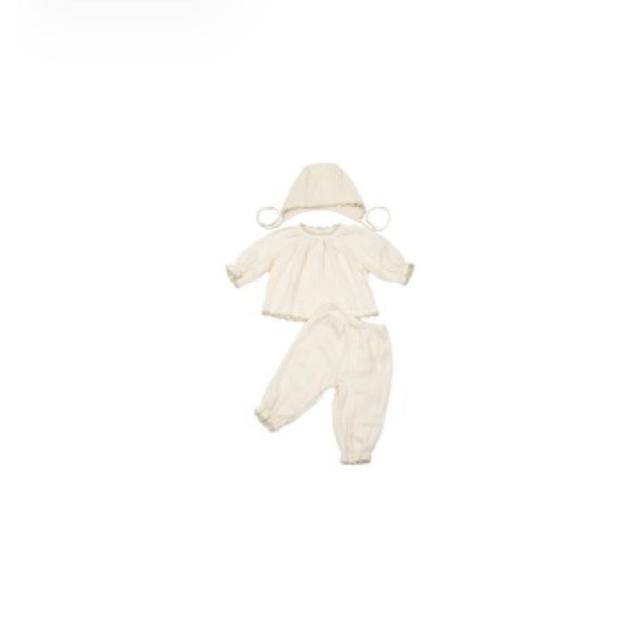 WILD WAWA Gauze 3pc Set • Cloud