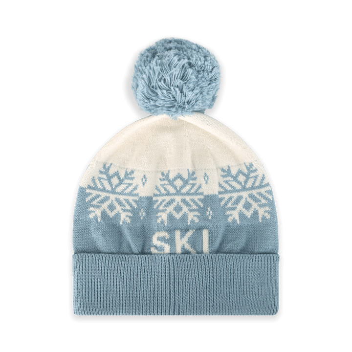 Ski Day Knit Baby Beanie Hat (Organic Cotton)