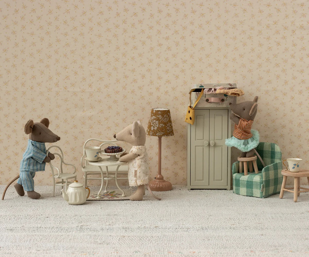 MAILEG Small Mouse Café Set - Off White