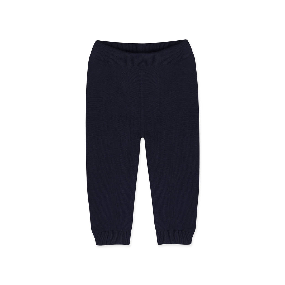 Leo Textured Knit Polo Baby Pullover &amp; Pant (Organic Cotton)