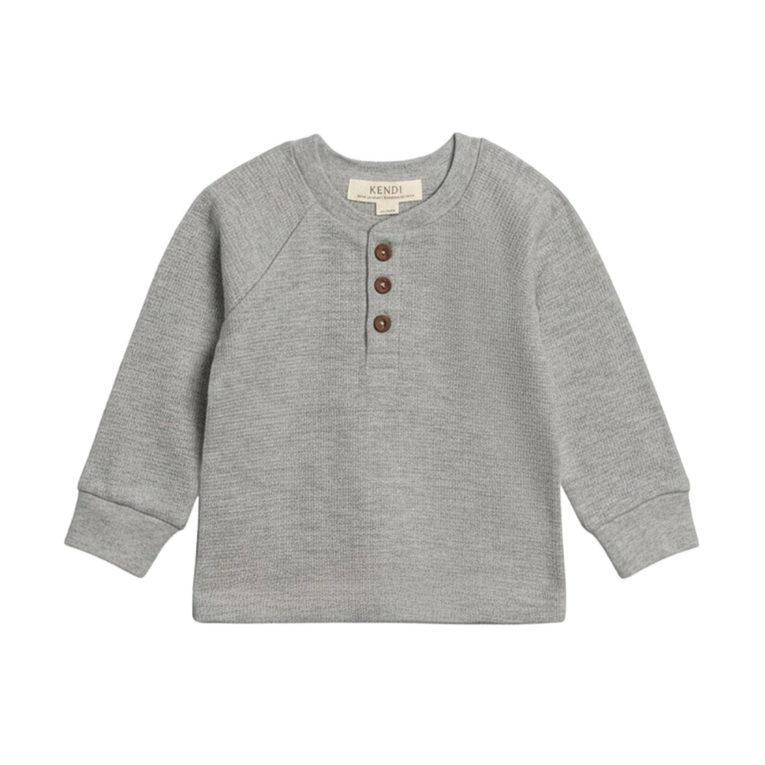 Jones Henley Raglan Shirt Ashen