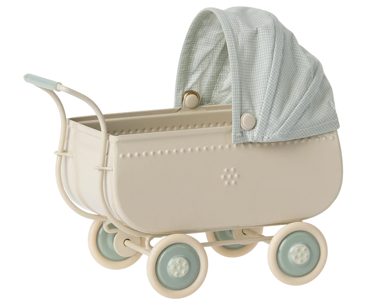 MAILEG Pram, Micro - Blue