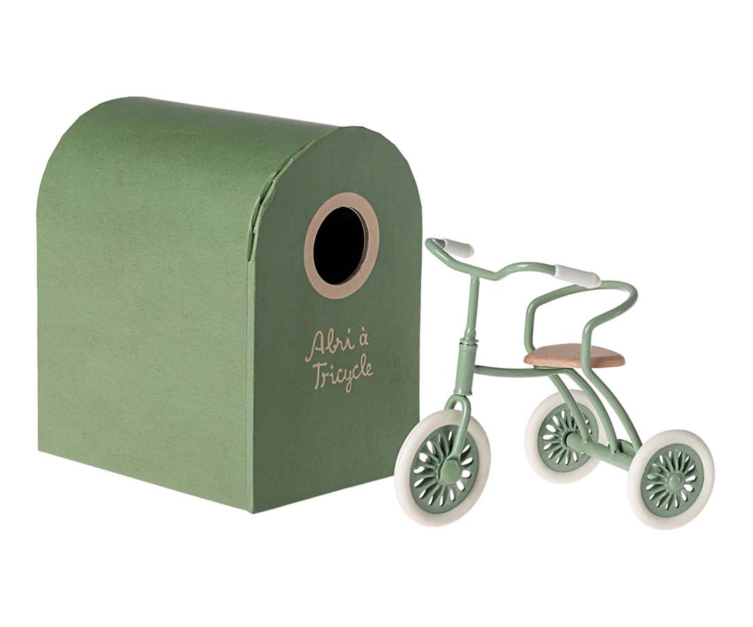 MAILEG Abri à tricycle, Mouse - Green