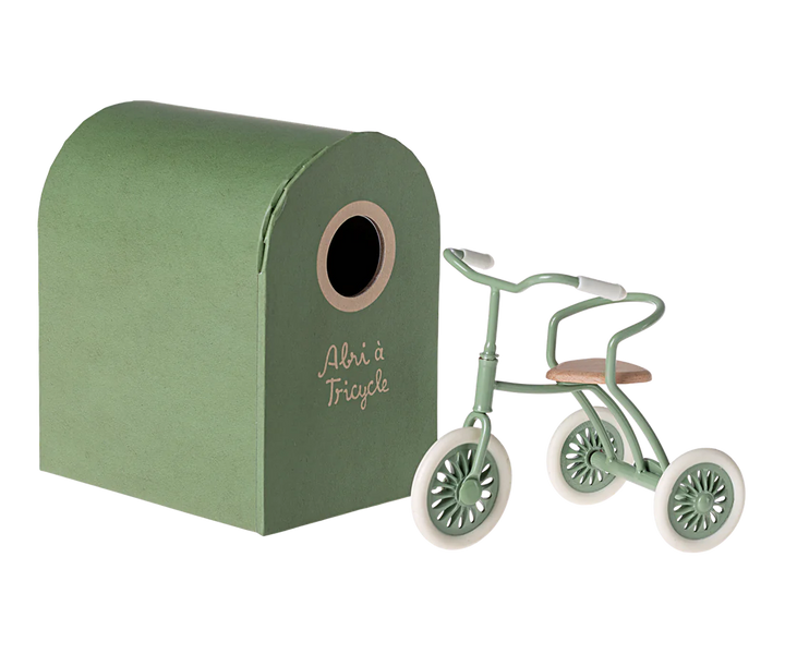 MAILEG Abri à tricycle, Mouse - Green