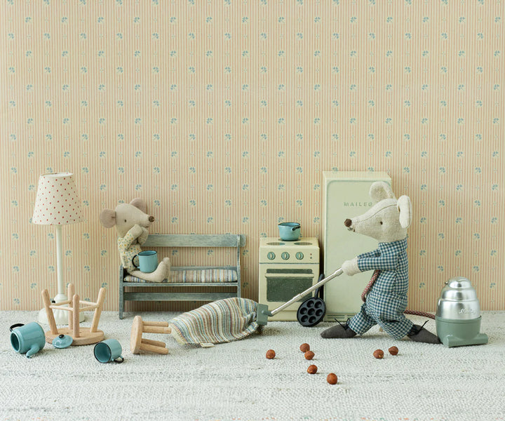 MAILEG Rug, Mouse, Medium - Striped
