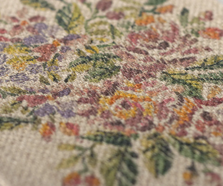 MAILEG Rug, Miniature, Medium - Flowers