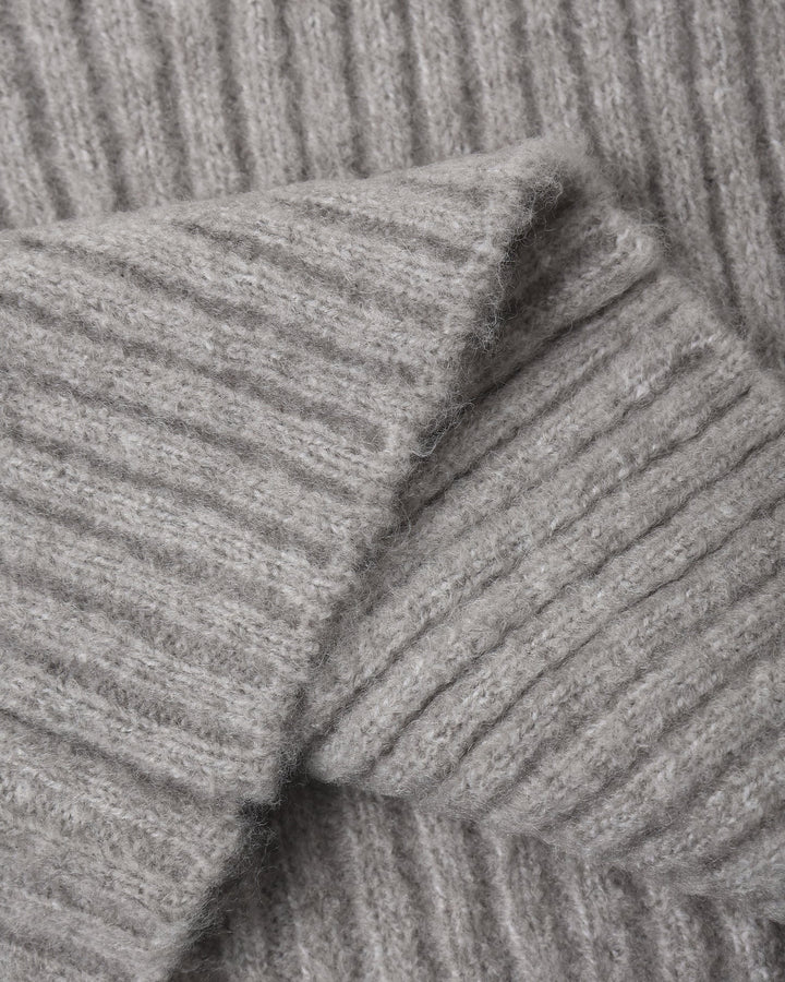 Fuzzy Knit Lounge Set Dusty Blue