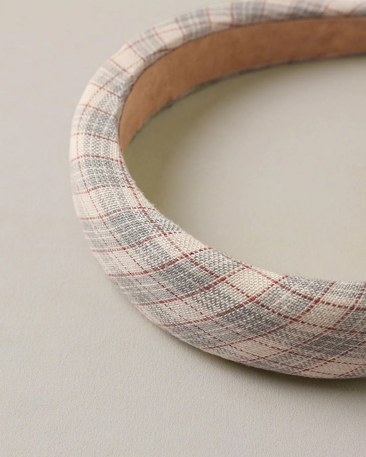 NORALEE Padded Headband Fall Plaid