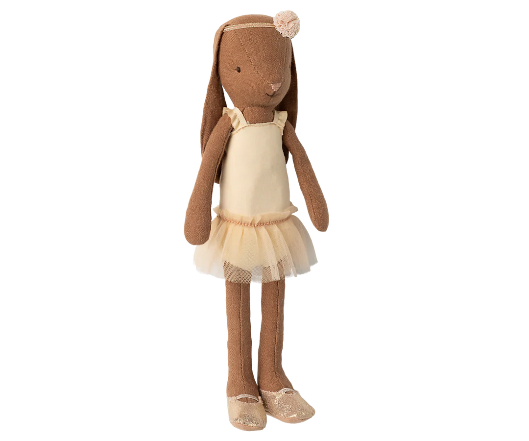 MAILEG Ballet Bunny Size 2 - Chocolate Brown