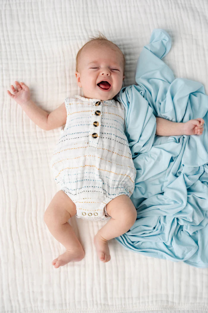LOU LOU  Cloud Muslin™ Bubble Romper • Conrad