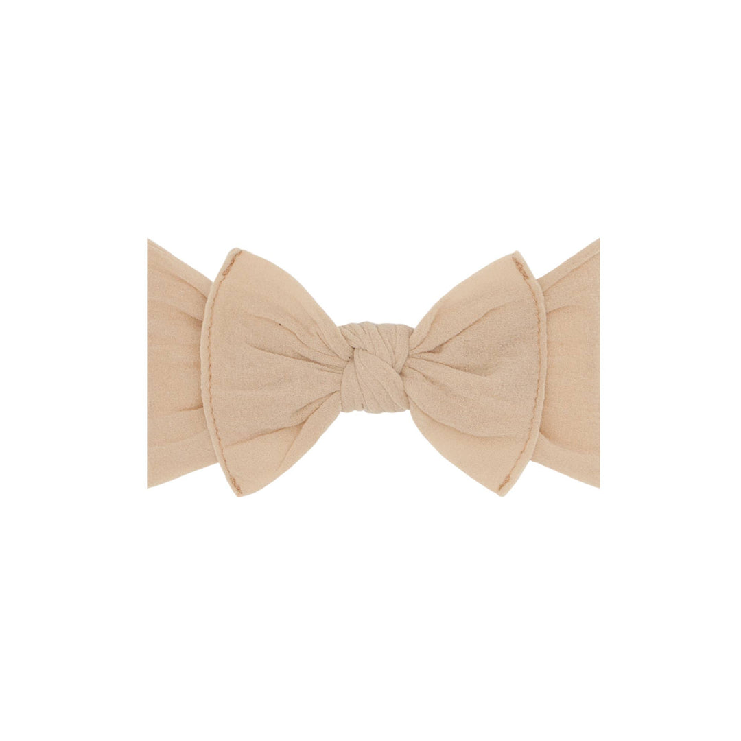 Itty Bitty Knot Nylon Bow Headband