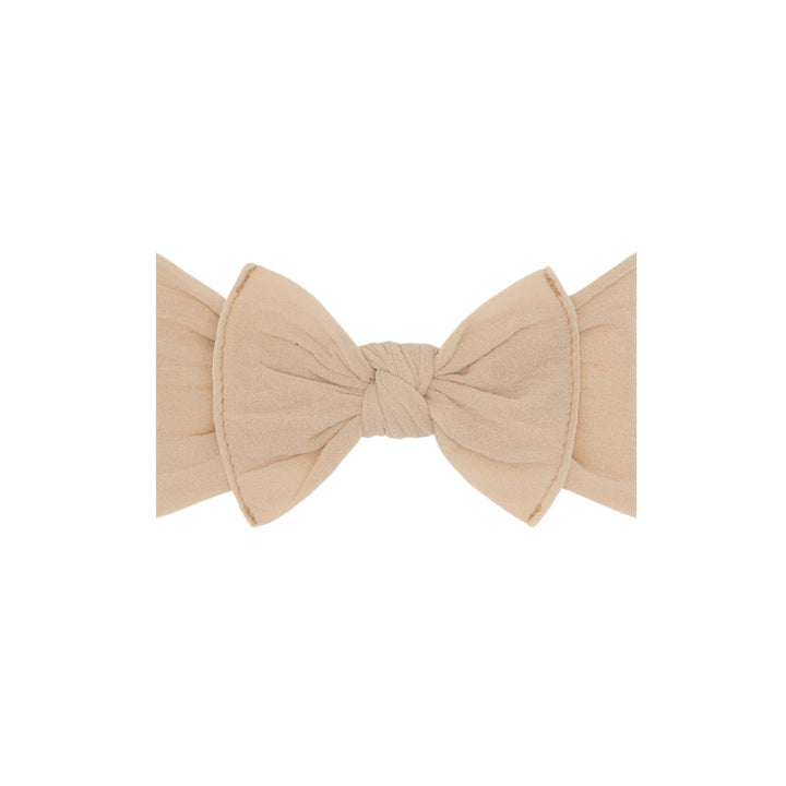 Itty Bitty Knot Nylon Bow Headband
