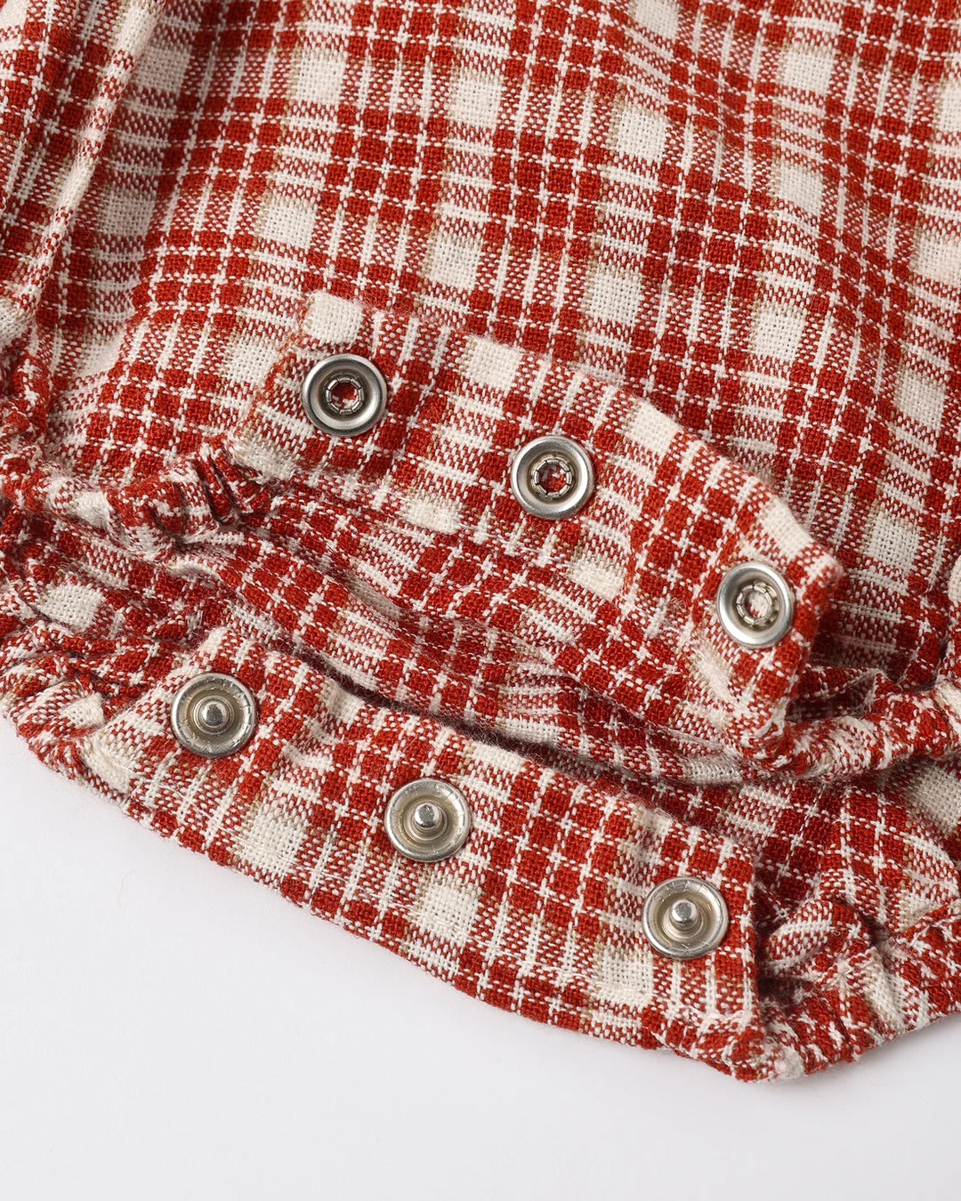 Heidi Romper Vintage Plaid