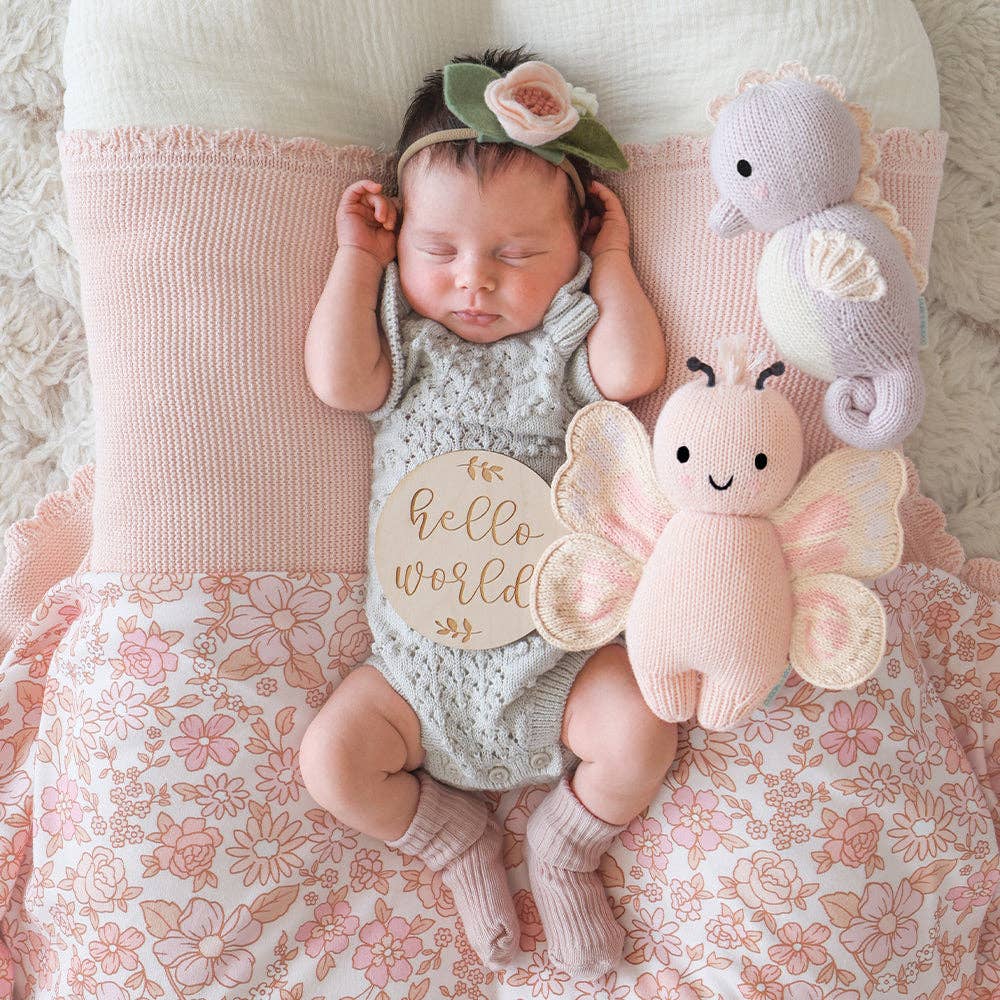 CUDDLE + KIND Baby Butterfly • Petal Pink