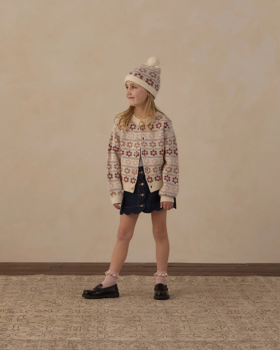 Cheyenne Cardigan Flower Fair Isle