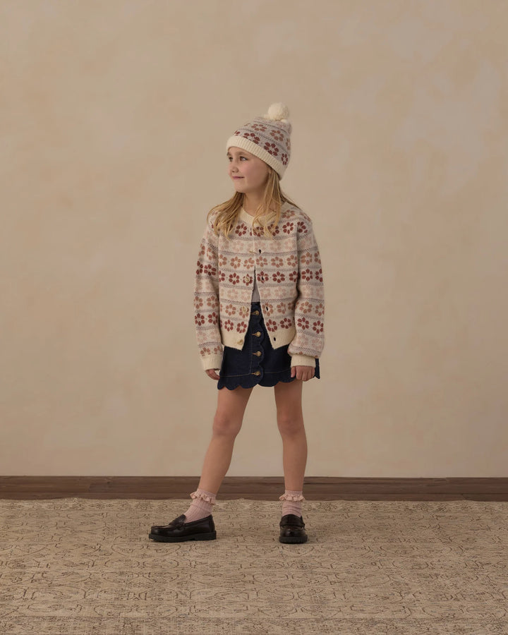 Cheyenne Cardigan Flower Fair Isle