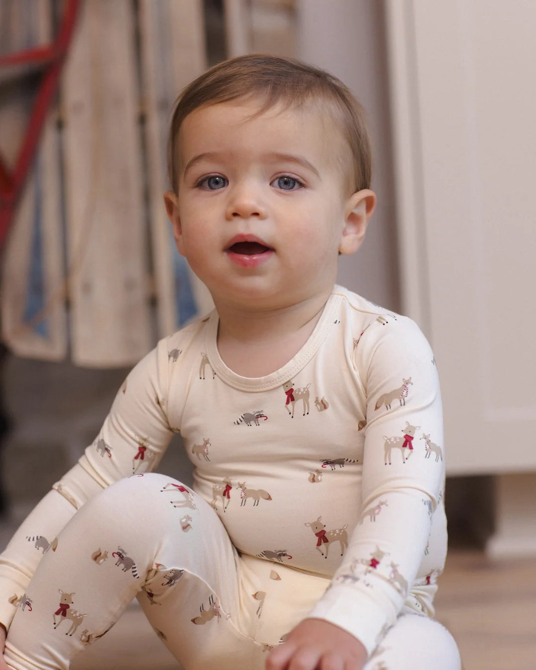 Bamboo Pajama Set Forest Friends