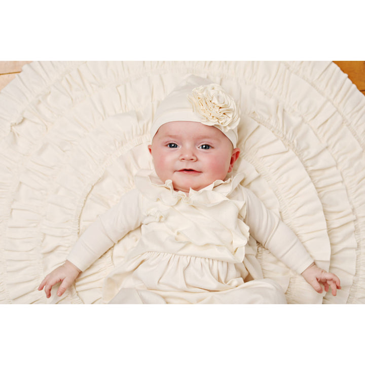 PIMA COTTON Jenna Gown - Eggnog