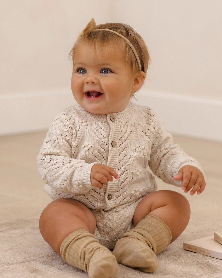ORGANIC Knit Bloomer Heathered Oatmeal