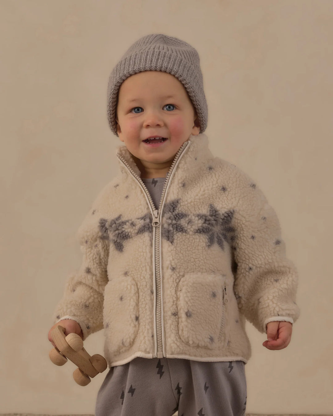 Felix Jacket Natural Fair Isle