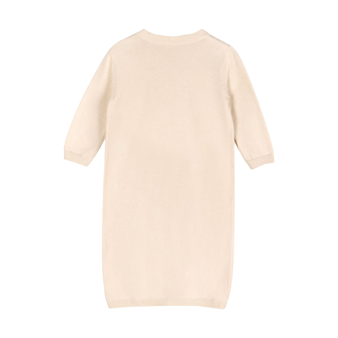 ORGANIC Milan Pointelle Knit Baby Gown Set