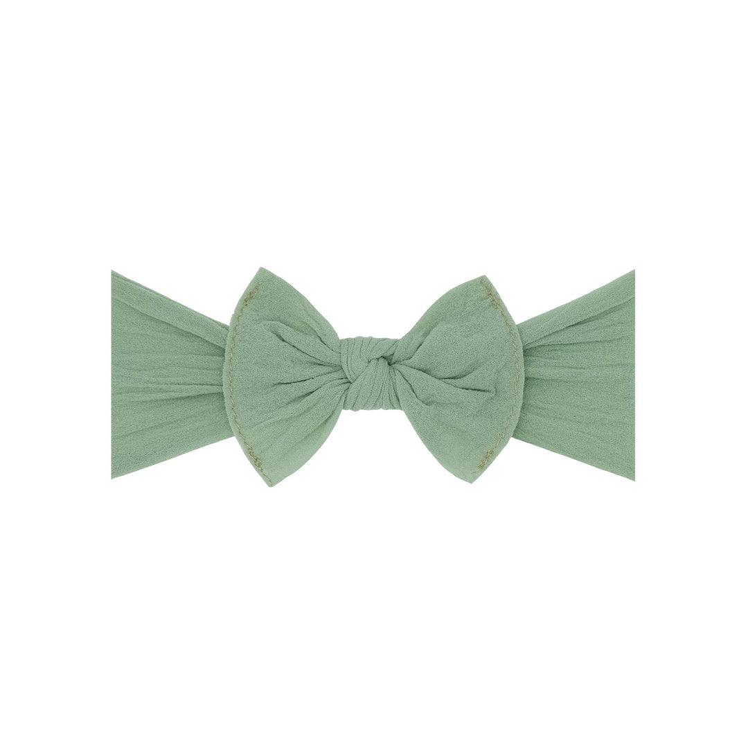 Itty Bitty Knot Nylon Bow Headband