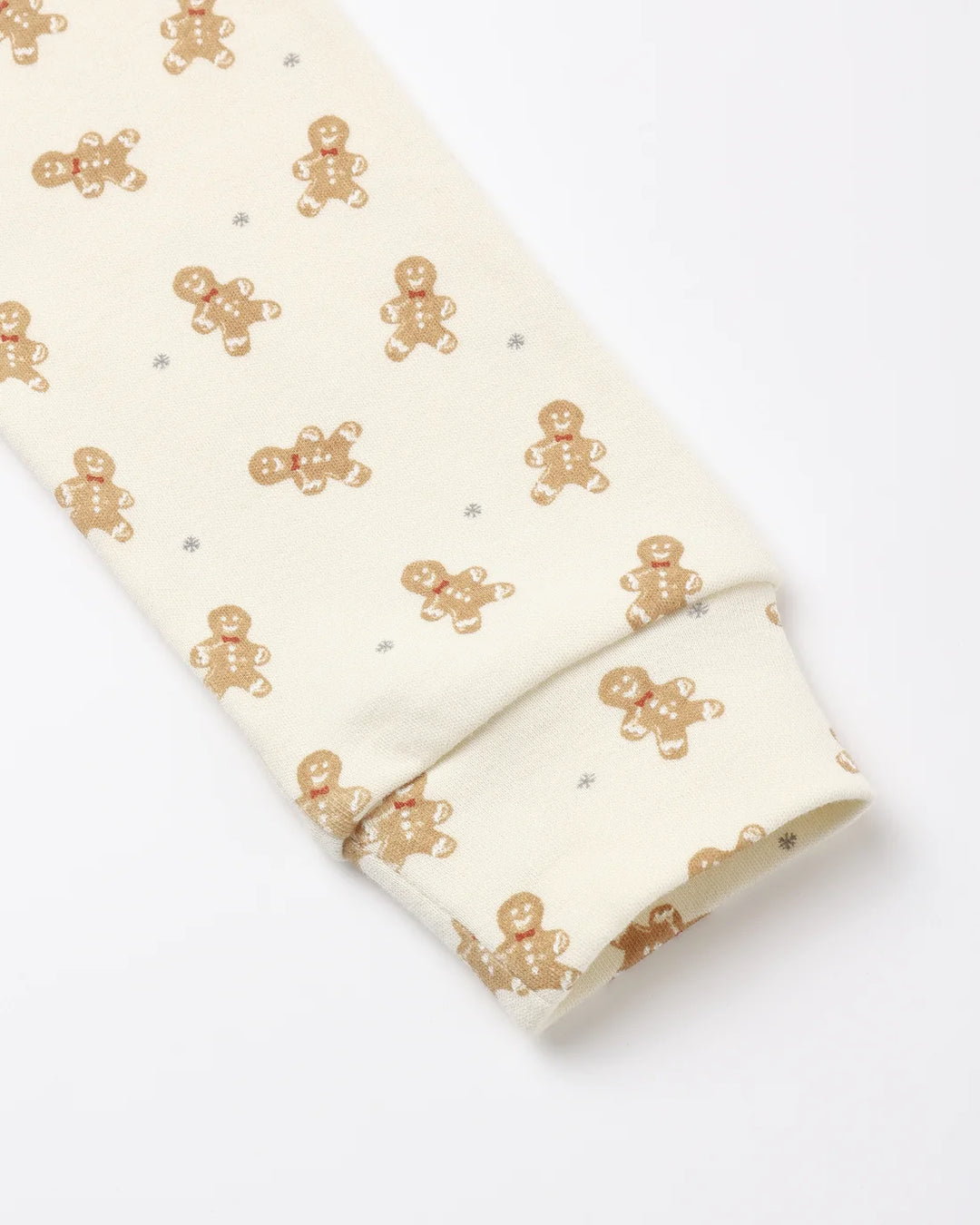 Organic Long Sleeve Pajama Set Gingerbread