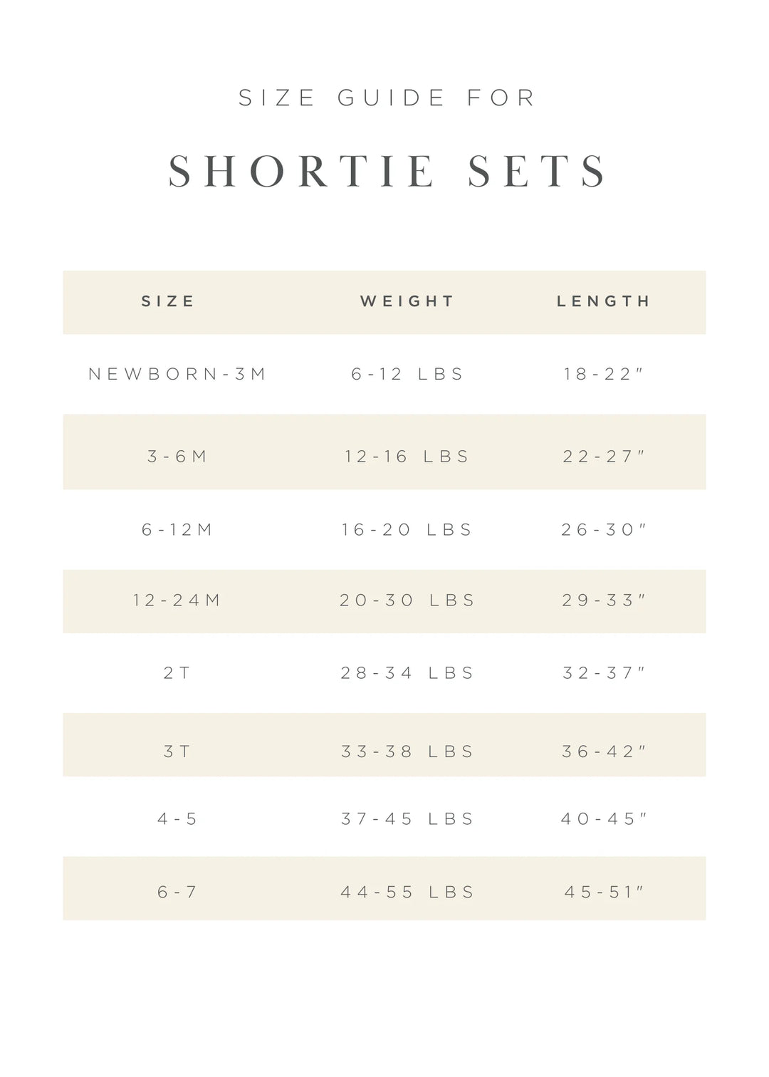LOU LOU Shortie Set • Pearl