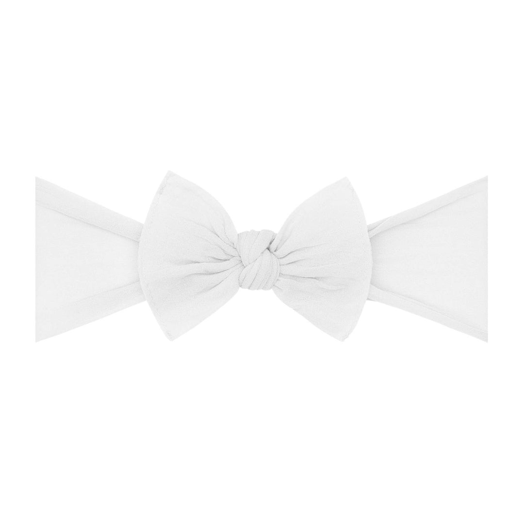 Itty Bitty Knot Nylon Bow Headband
