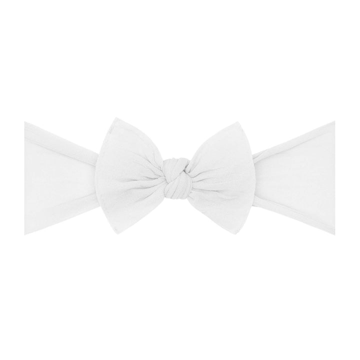 Itty Bitty Knot Nylon Bow Headband