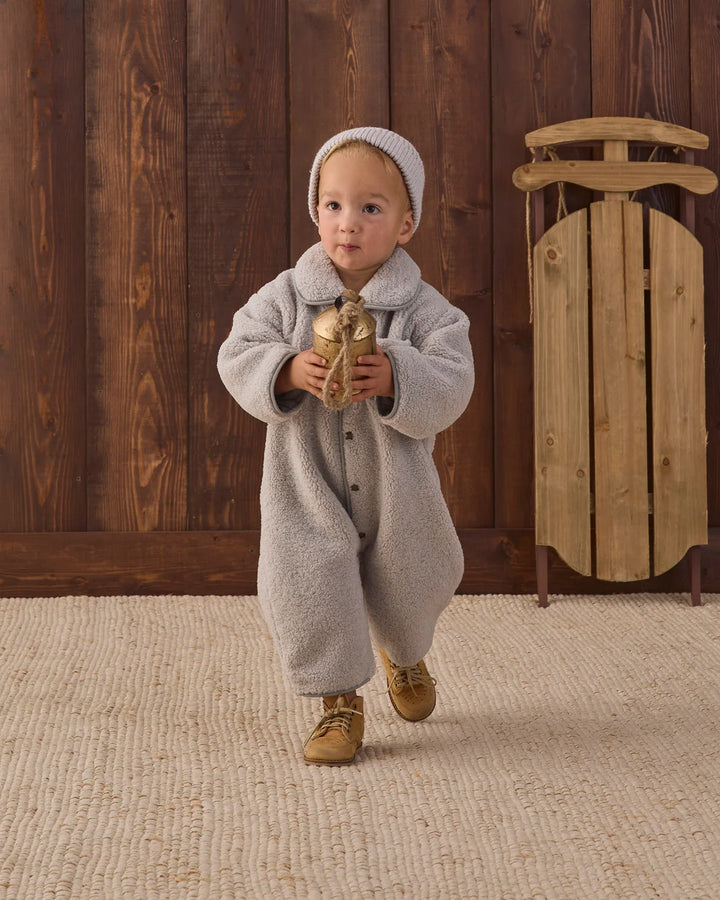 Shearling Jumpsuit Fog