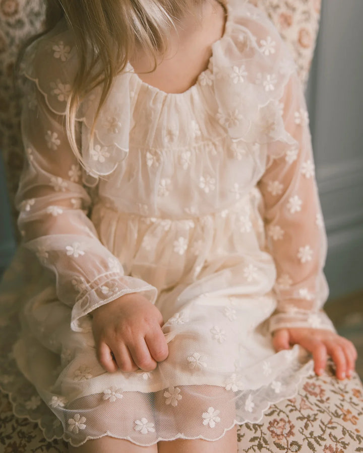 NORALEE Celine Dress Embroidered Daisy