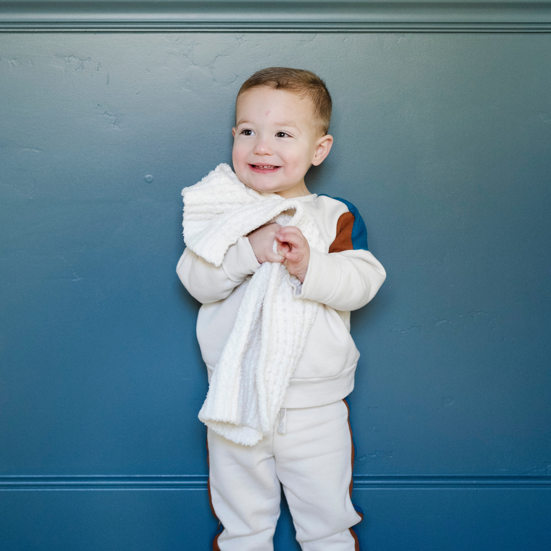 WAFFLE BAMBONI Mini Blanket • Swan