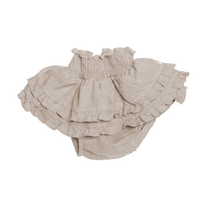 Vaibi Linen Bloomers • Soft Taupe