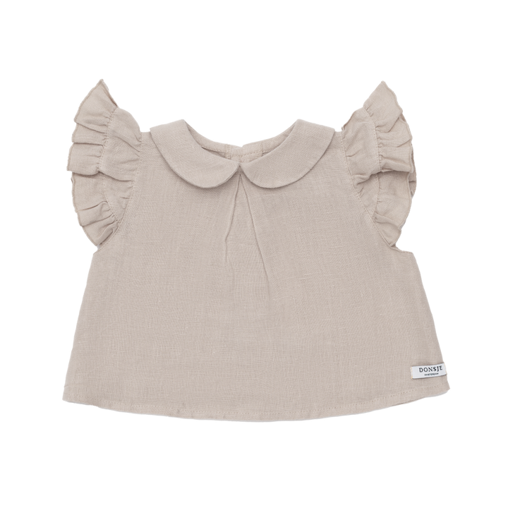 Mimi Linen Blouse • Soft Taupe