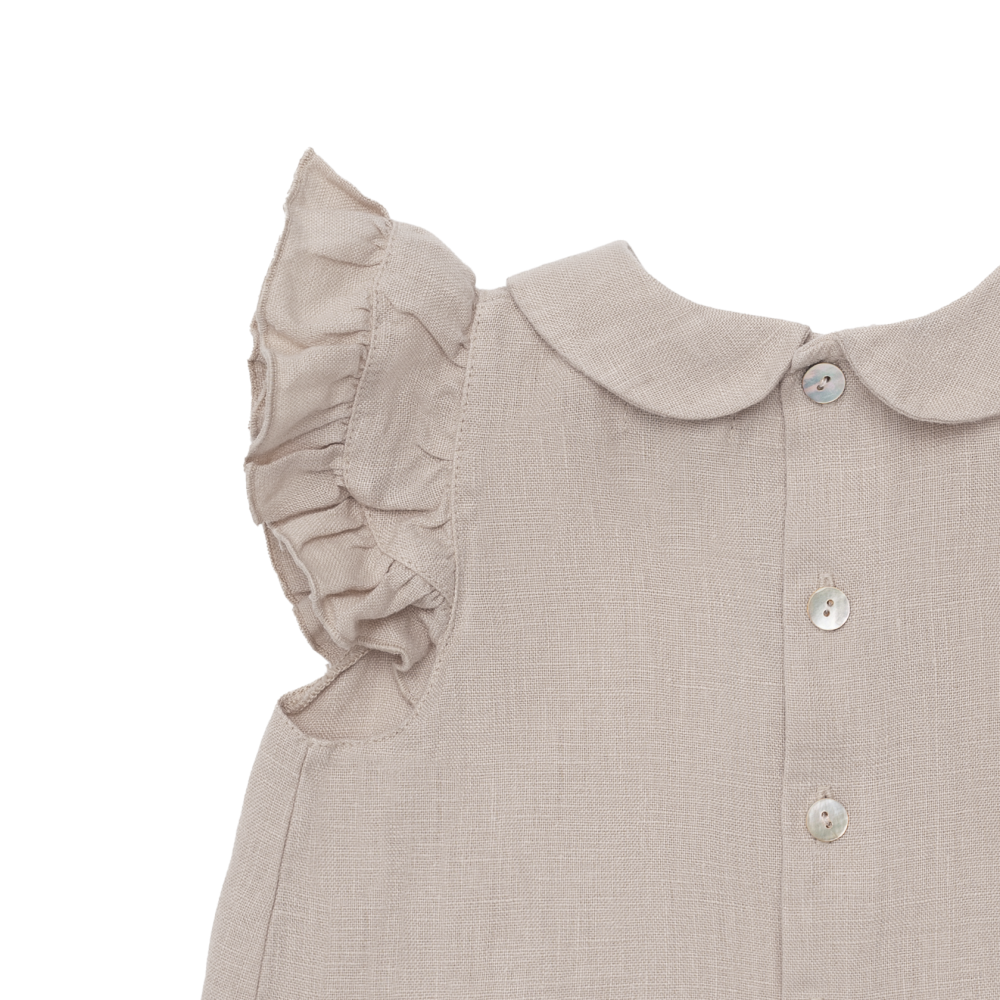 Mimi Linen Blouse • Soft Taupe