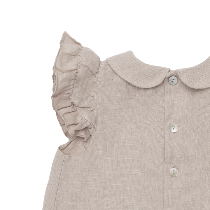 Mimi Linen Blouse • Soft Taupe