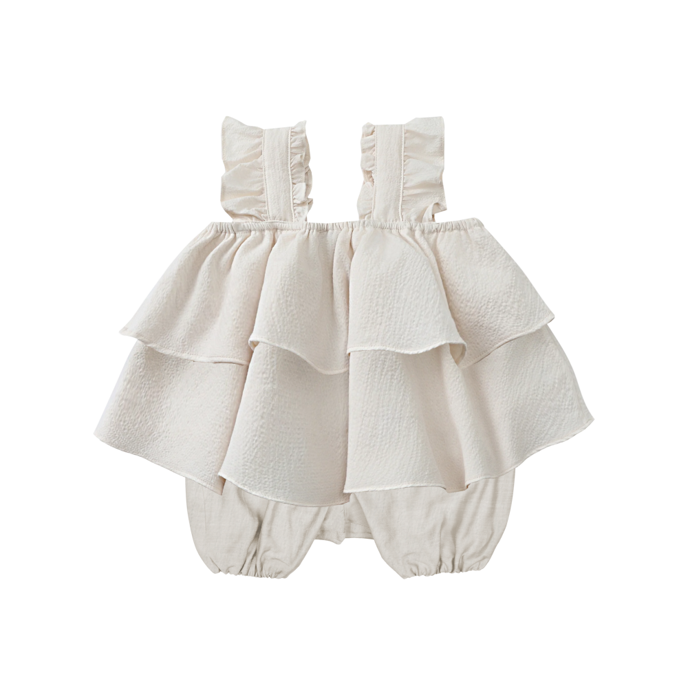 Elowen Playsuit • Warm White