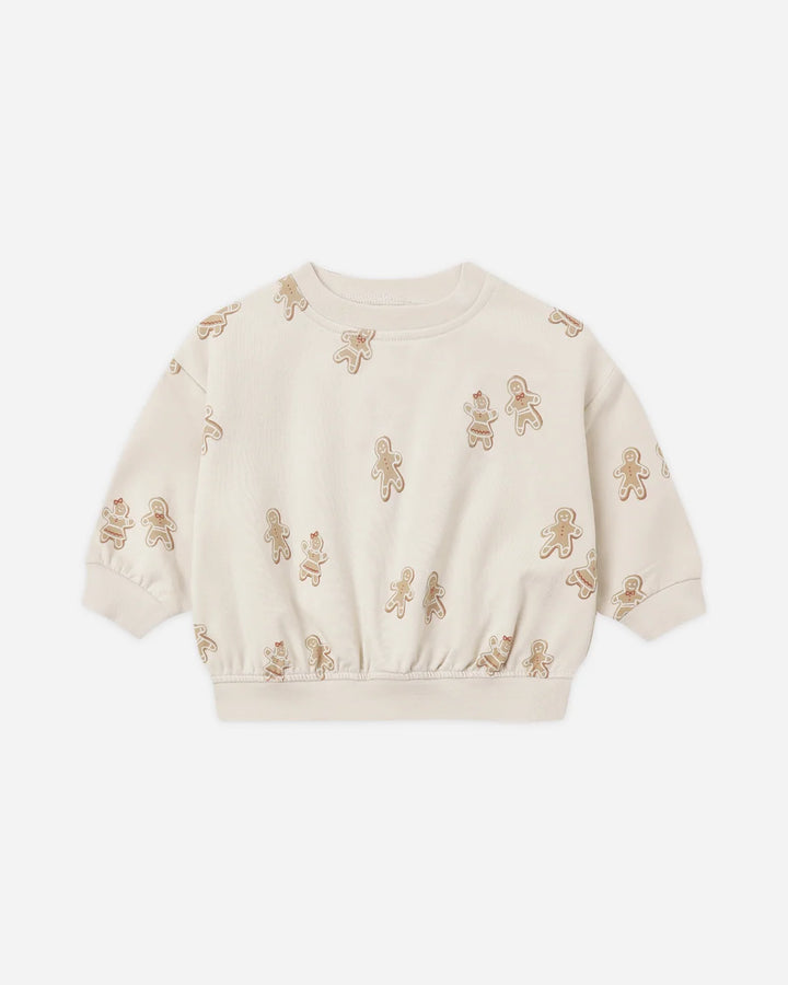 Relaxed Fleece Sweatshirt Gingerbread