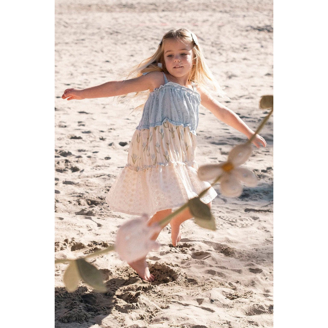 Amber Dress Blue Tulip