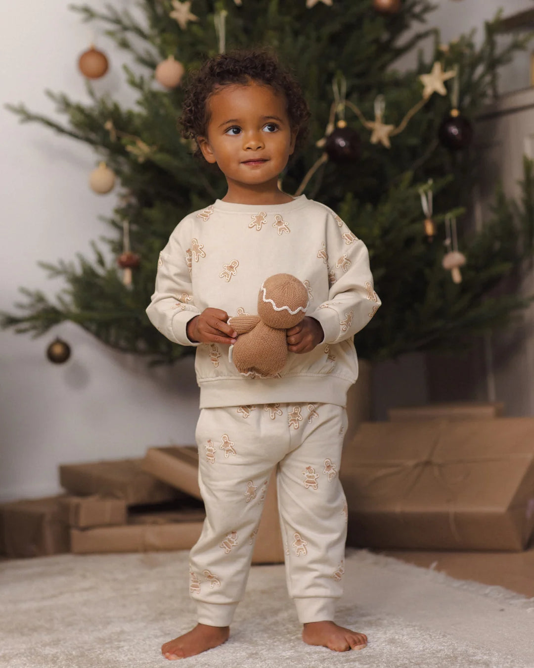 Relaxed Fleece Sweatshirt Gingerbread