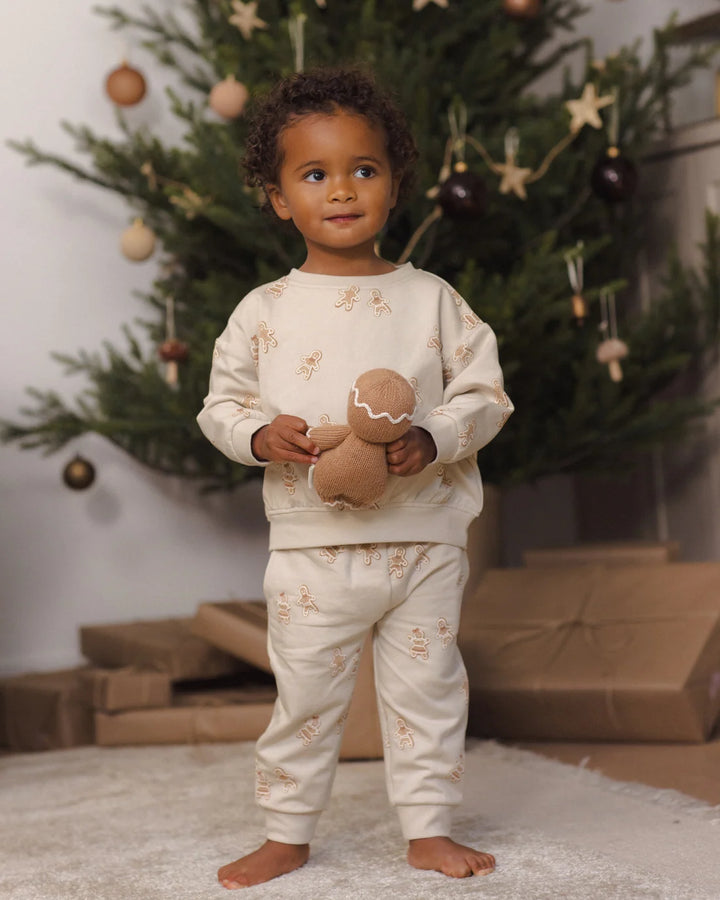 Relaxed Fleece Sweatshirt Gingerbread