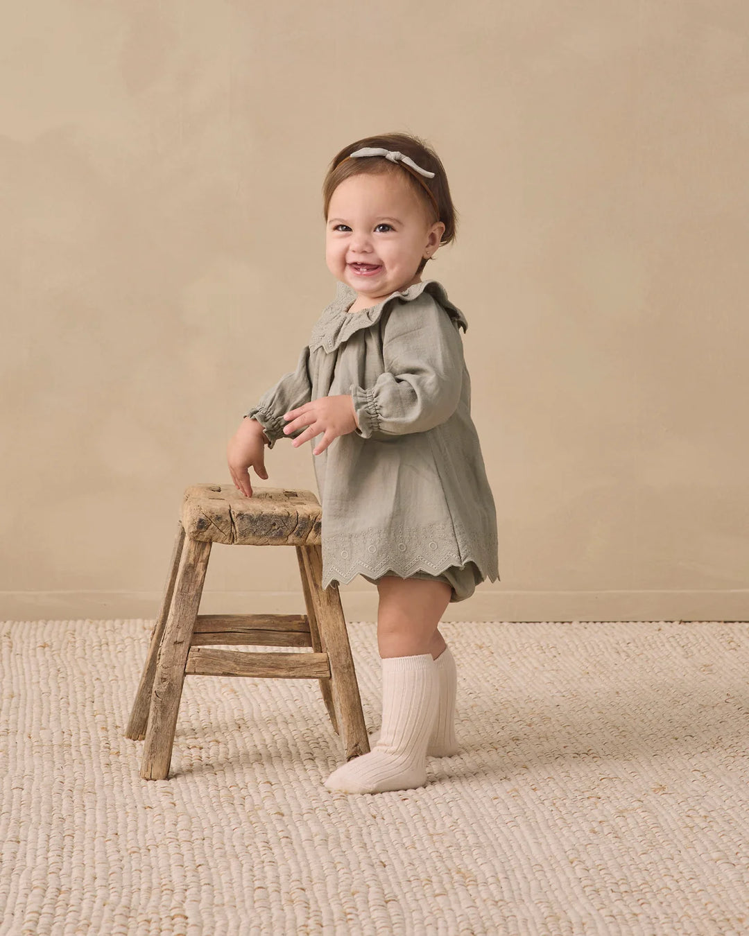ORGANIC Long Sleeve Isla Dress Laurel