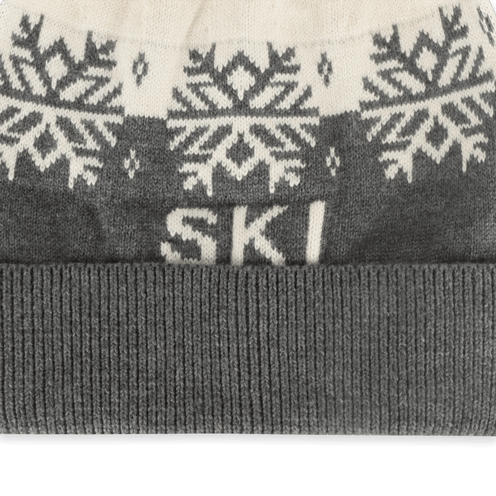 Ski Day Knit Baby Beanie Hat (Organic Cotton)