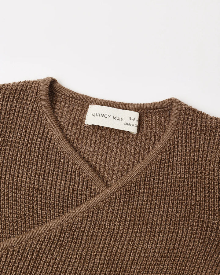 Knit Wrap Top Cocoa