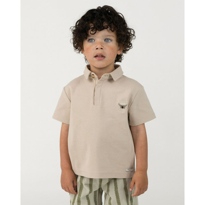 Wouti Organic Shirt • Groom Soft Taupe