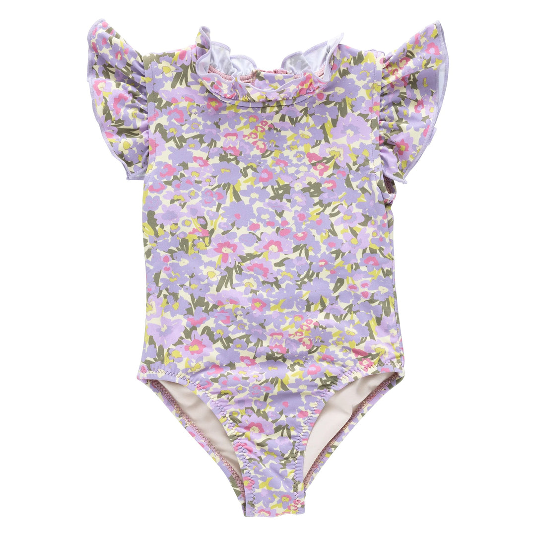 PINK CHICKEN Jennifer Swim Suit Sketched Floral